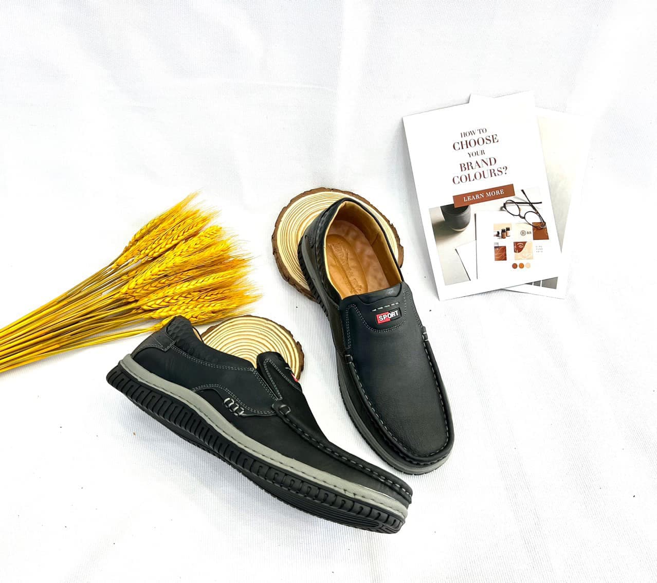 Giày Loafer Đen Thời Trang