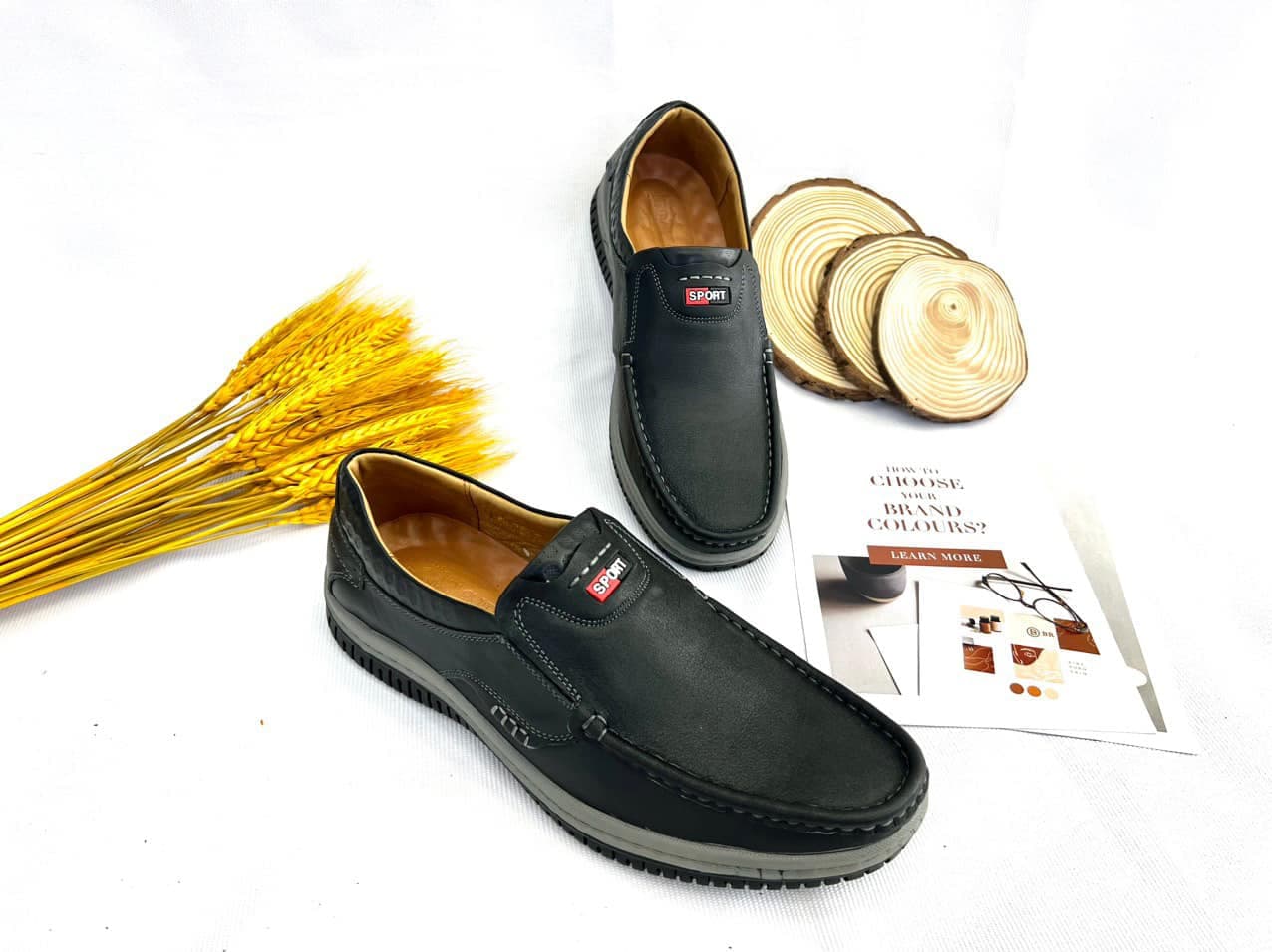 Giày Loafer Đen Thời Trang
