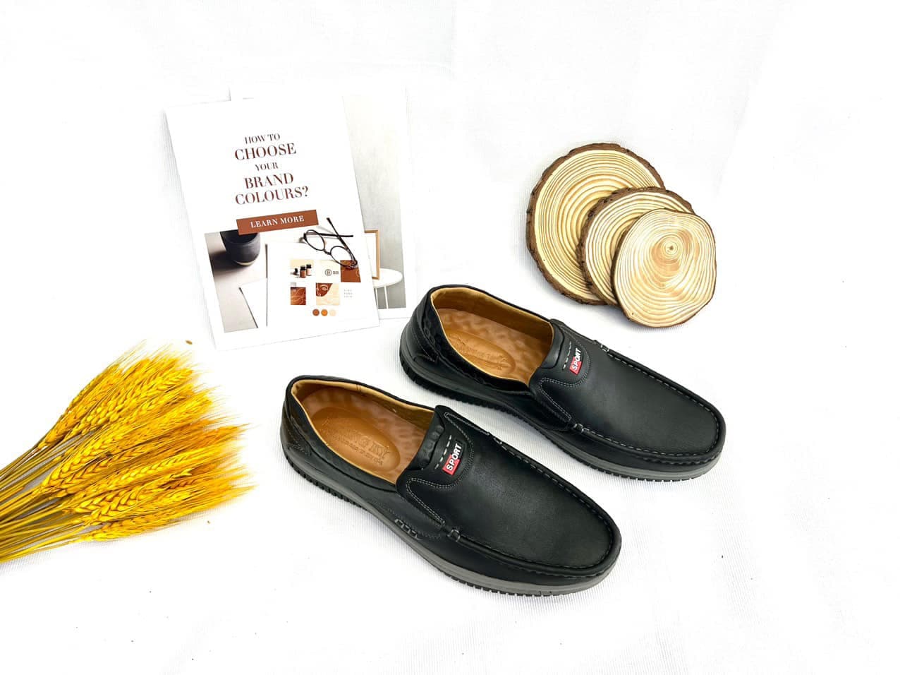 Giày Loafer Đen Thời Trang
