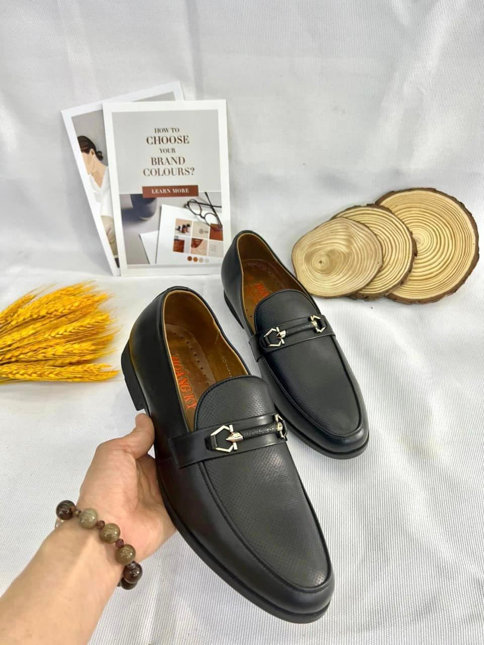 Giày Monk Strap Đen Cao Cấp